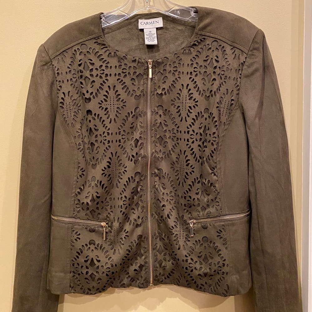 Carmen Marc Valo  suede jacket